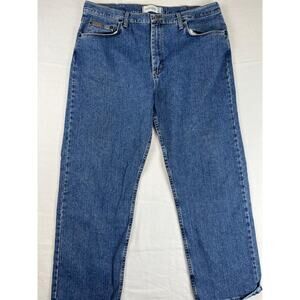 Wrangler Men's Blue Jeans 38x29 Classic Straight Leg Denim Cowboy Cut
